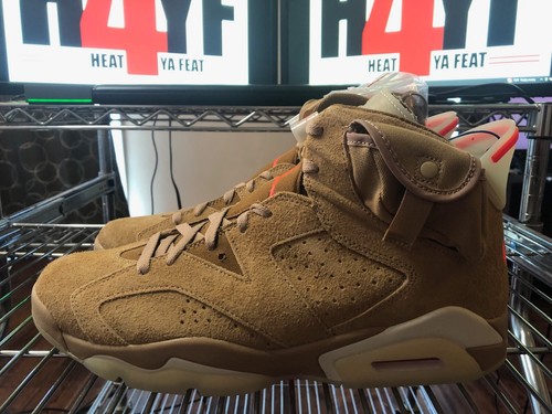 Air Jordan 6 TS "British Khaki" Sz 12 - Picture 10 of 11