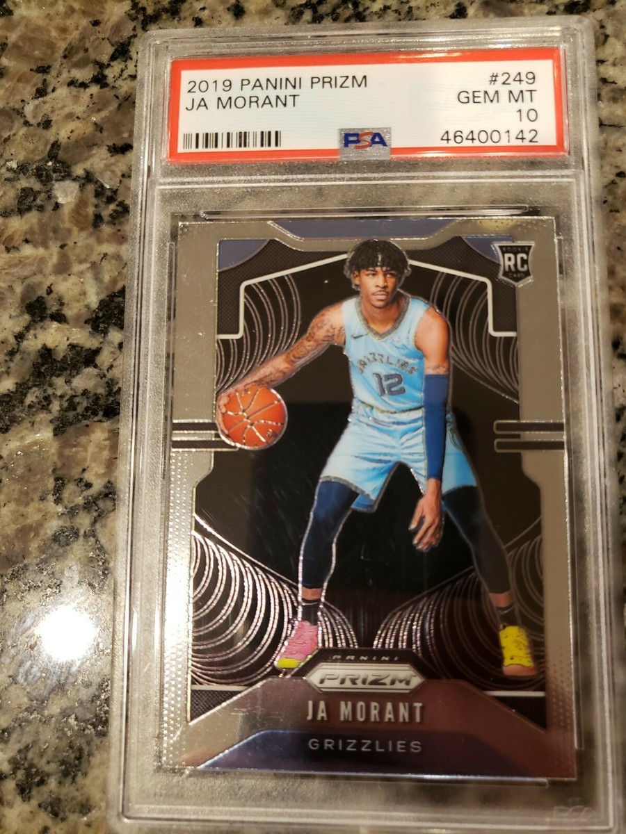 2019 Panini Prizm Ja Morant Rookie Card RC 2019-20 PSA 10 2019 Panini Prizm Ja Morant Rookie Card RC 2019-20 PSA 10