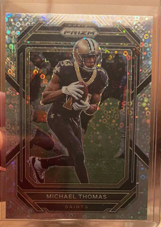 2022 Michael Thomas #209 Panini Prizm No Huddle Silver Disco Prizm