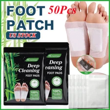 50PCS Detox Foot Pads to Remove Toxins Deep Cleansing Feet Slimming Foot Patches