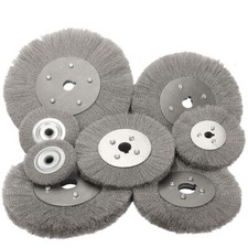 3"-12" Stainless Steel Wire Wheel Brush Rust Removal Cleaning for Bench Grinder