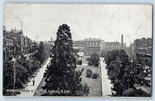 Sydney New South Wales Australia Postcard Wynyard Park & Square 1908