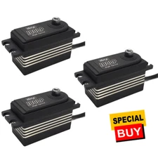 NHX RC 180LP Low Profile HV Servo Coreless 180 oz/ .05 Titanium Gear Digital (3)