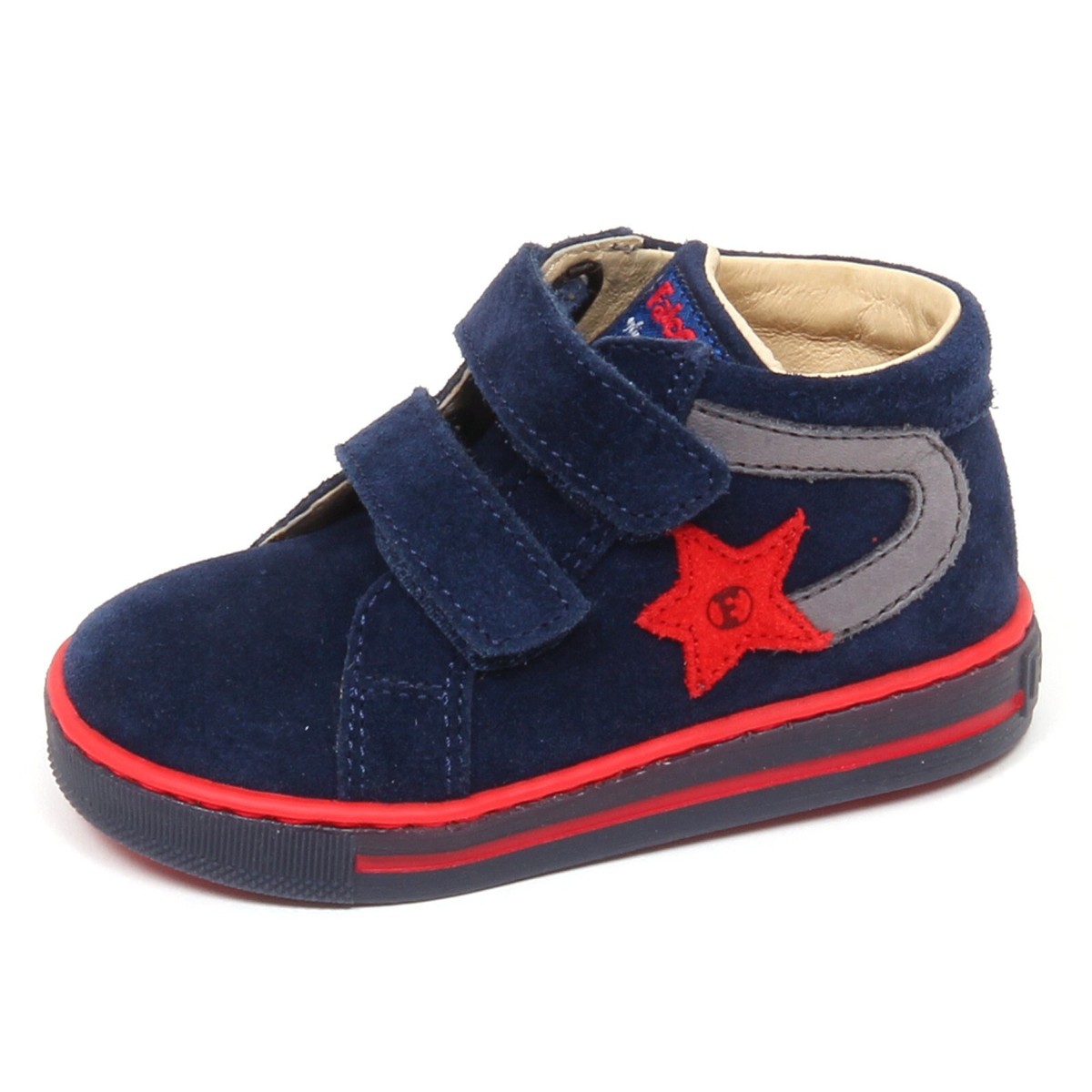 Shoe Differenza Falcotto E Naturino E3224 Sneaker Bimbo Blu
