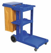 Sealey BM30 Janitorial Trolley - Fits Brushes Brooms Mops Rubbish