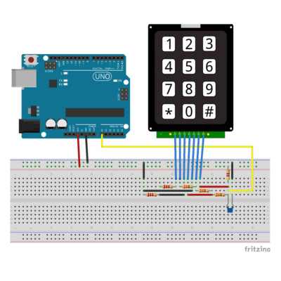 4*4 16 Tasti Interruttore A Matrice Tastiera Tastiera Modulo Array Tasti In Plastica ABS 4x4 Pulsante Interruttore A Membrana K Fai Da Te Per Arduino - Foto 4