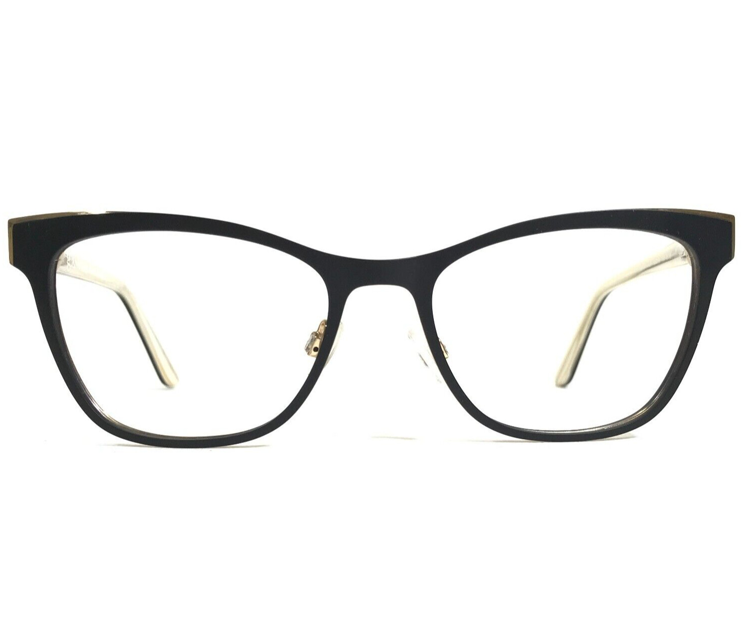 Оправа для очков Gwen Stefani GX055 BLK Черная Слоновая кость Золотой Кошачий глаз 53-18-135
