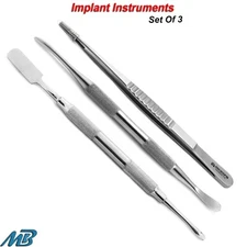 Periosteal Prichard Elevator Molt 9 Debackey Tweezers Surgical Implantology Tool
