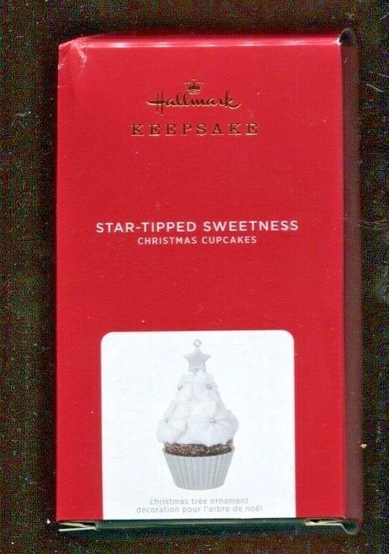 2021 Hallmark Ornaments - STAR TIPPED SWEETNESS - Christmas Cupcake - New in Box
