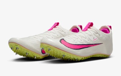 Nike Zoom SuperFly Elite 2 Sail Pink Track Shoes Men display picture 1