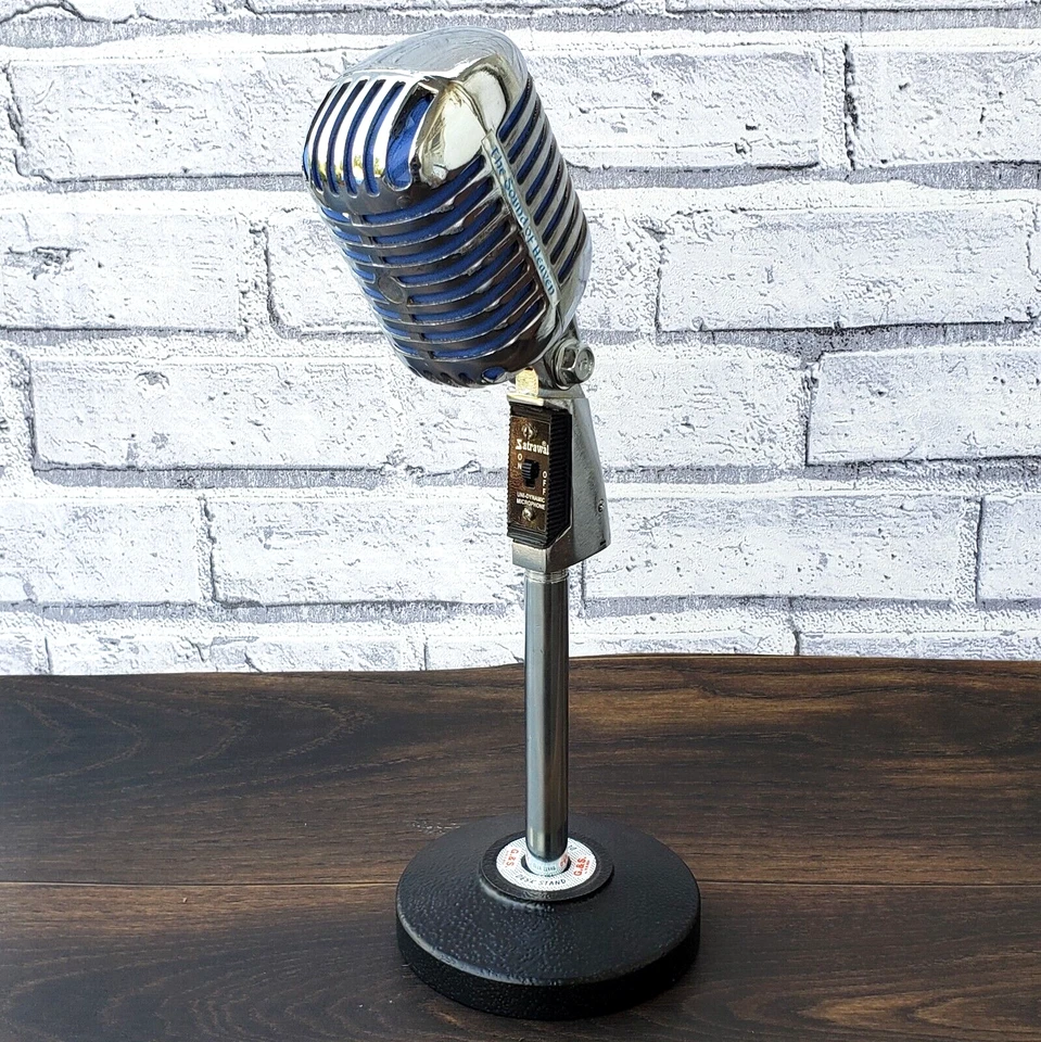 Antique Replica Metal Grill Microphone Vintage Style Retro Mic for Studio Décors - Image 2 of 4