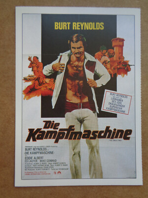 Filmplakatkarte / moviepostercard   Die Kampfmaschine  Burt Reynolds