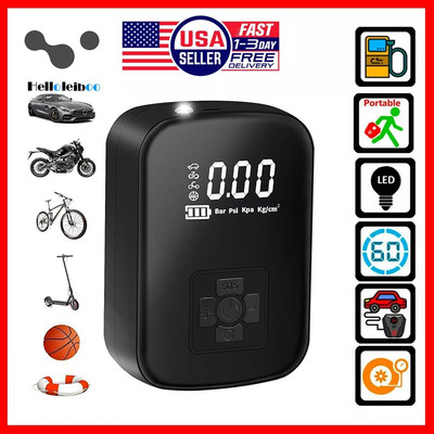 Car tire pump compressor Digital electric car portable 150PSI 12V-