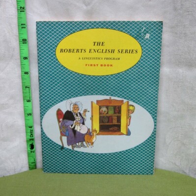 ROBERTS ENGLISH SERIES Linguistics Program workbook First Book 1968 composition