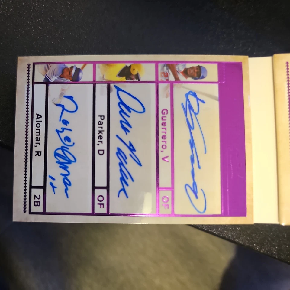 2023 Leaf Legendary Lineup McGuire Ripken Bench Thomas Boggs & More Auto Book /5 - Image 4 of 4