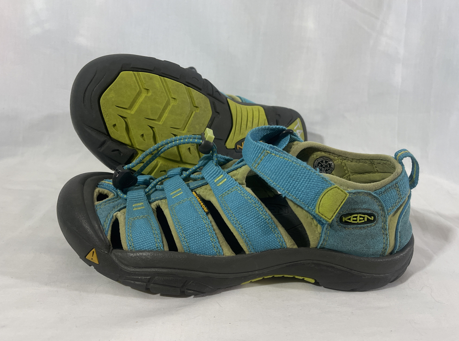 KEEN sandali donna 5 blu verde passeggio escursionismo impermeabili S1 15