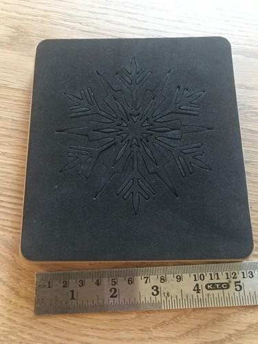 Christmas Ice Flake Snowflake Sizzix Tim Holtz Alterations Bigz craft die 663109 - Picture 2 of 6