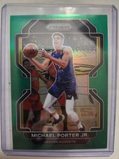 Michael Porter Jr 2021-22 Panini Prizm Basketball Green Prizm Denver Nuggets 164
