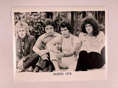 Photographie Originale De Freddie Mercury En Noir Et Blanc Presse Promotion 1978 - Photo 1/4