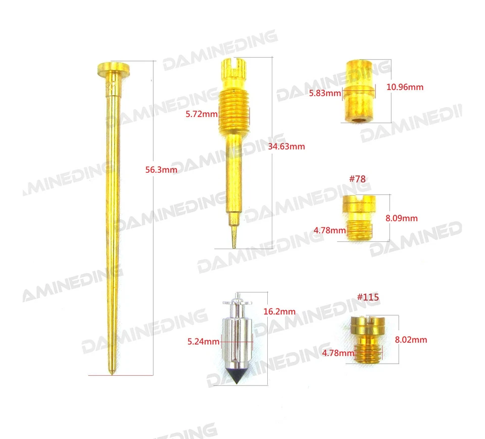 2 X Kit de reparación de reconstrucción de carburador Ultimate 80-82 para CX500C CX500 EE. UU. Foto 4 de 4