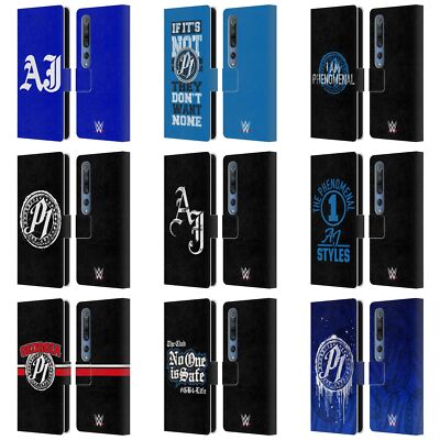OFFICIAL WWE AJ STYLES LEATHER BOOK WALLET CASE COVER FOR XIAOMI PHONES