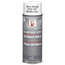 Design Master Colortool Metals Spray Paint 734 Brilliant Silver 11 OZ 312 g 