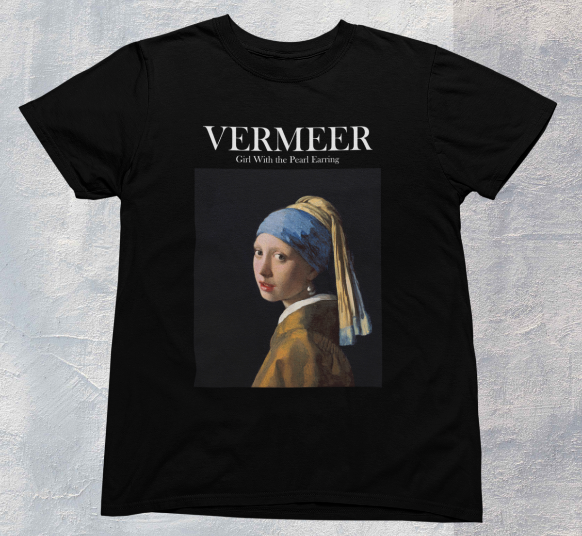 Vermeer Girl With the Pearl Earring T shirt %100 Premium