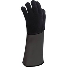 Pair Tilsatec 11-3328 Heat Resistant Gauntlet, Black, Rhino Yarn™, Size 10 - XL