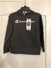 Champion Boys Hoodie / Sweatshirt Heather Gray Size XS 5/6 NWT