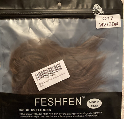 FESHFEN Bun Up Do Extensions ( Q17 M2/30#) Amazing Look!!