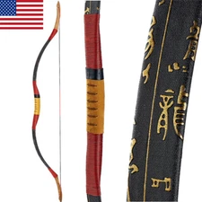 15-50lbs Traditional Recurve Bow Archery Hunting Handmade Mongolian Horse Bow