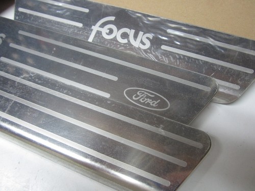 2000-2007 Ford Focus Stainless Steel Scuff Step Plate Kit YS4Z-54132A08-BA - Picture 3 of 6