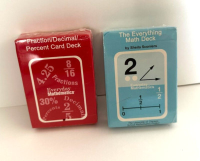 Everyday Mathematics The Everything Math Deck & Fraction/Decimal/Percent Cards