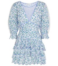 LOVESHACKFANCY Marquise Dress in Blue Jay Song Size 2 NWT