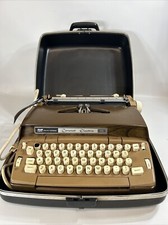 Vintage 70's SMITH CORONA CORONET Electric 10 Portable Typewriter made in U.S.A. thumbnail