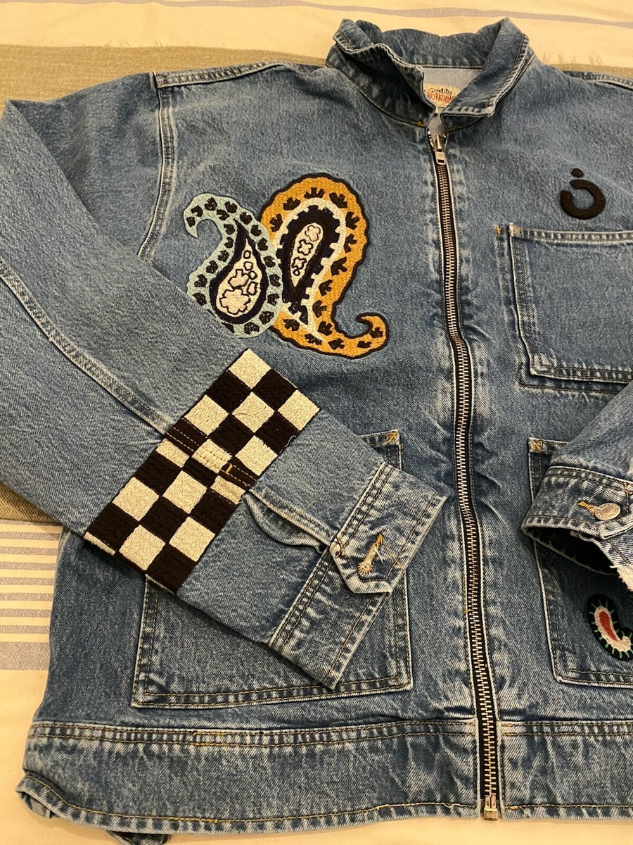 【STUSSY × NOMA】■ DENIM ZIP WORK JACKET｜M Stussy Denim Zip Work Jacket Black Men's - SS23 - GB