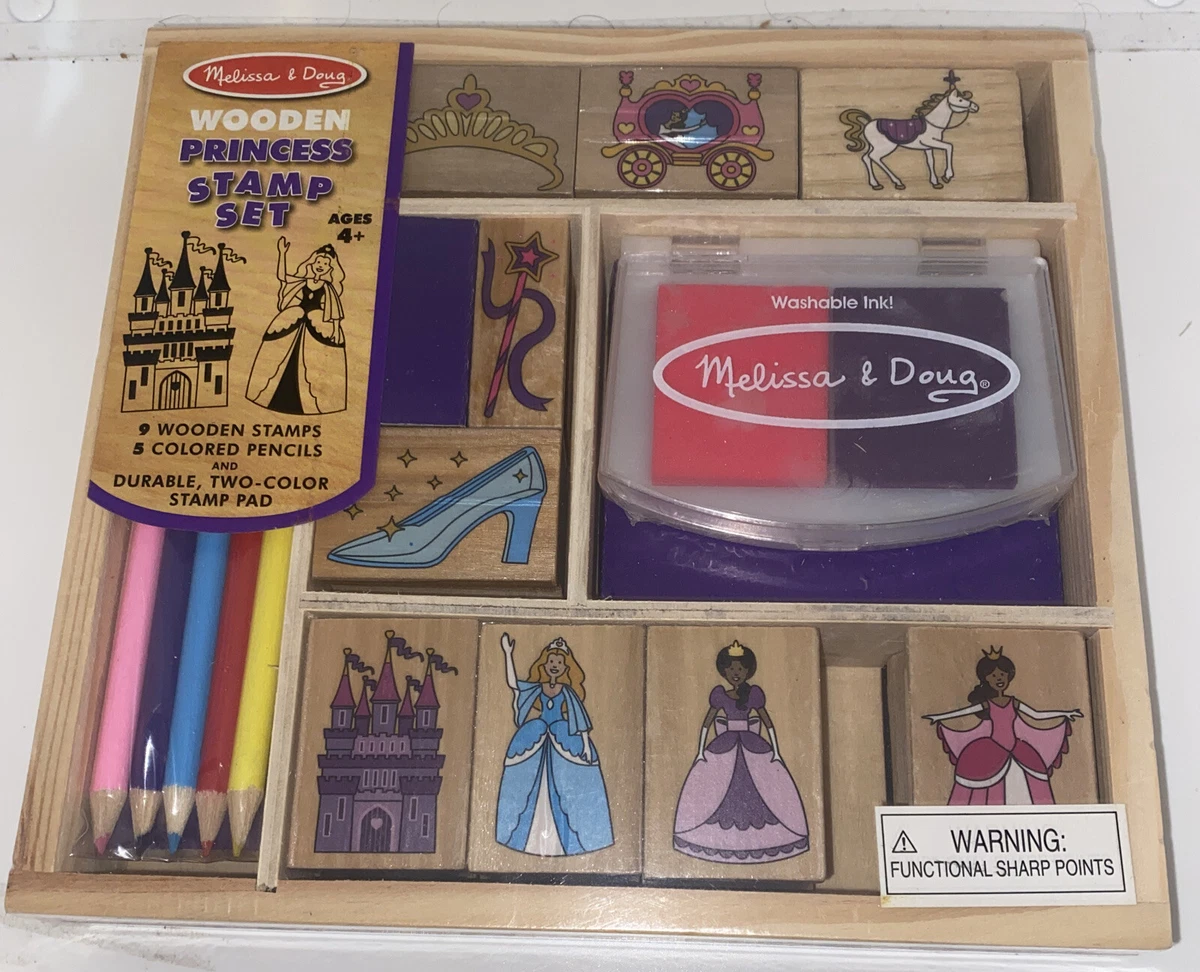 Melissa & Doug - Disney Princess Wooden Stamp Set – RG Natural Babies and  Toys