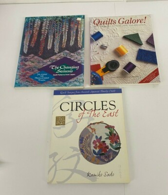6 Quilters Books Double Pinwheel First Price Quilts Circles of the East Changing