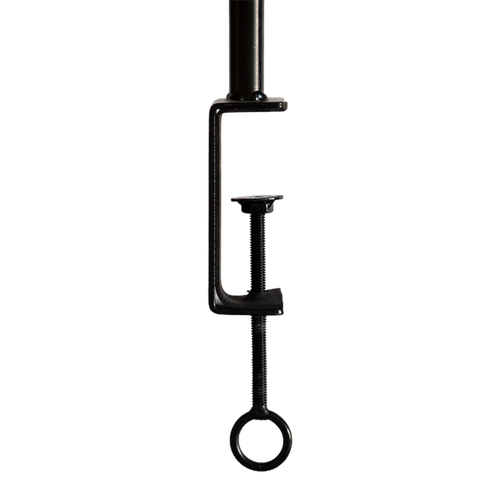 Tisch Deko Stange Klemme Gestell Deko Metall schwarz ausziehbar von 115,5-210 cm - Bild 7 von 7