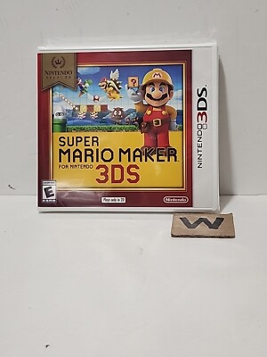 Super Mario Maker For 3ds- Nintendo Selects Edition- Nintendo 3DS - New US Ver