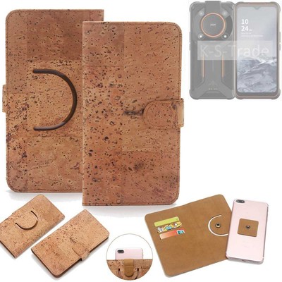 Wallet case für AGM Glory SE Kork Schutz Hülle Walletcase Cover Tasche
