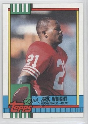1990 Topps With Disclaimer Eric Wright #21 2qs
