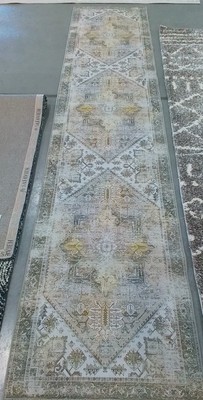 BEIGE / GREY 2'-6'' x 12'-0'' Flaw in Rug, Reduced Price 1172774966 TSN102B-212
