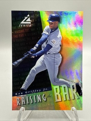 1998 Pinnacle Zenith KEN GRIFFEY JR Raising the Bar #1 - Seattle Mariners