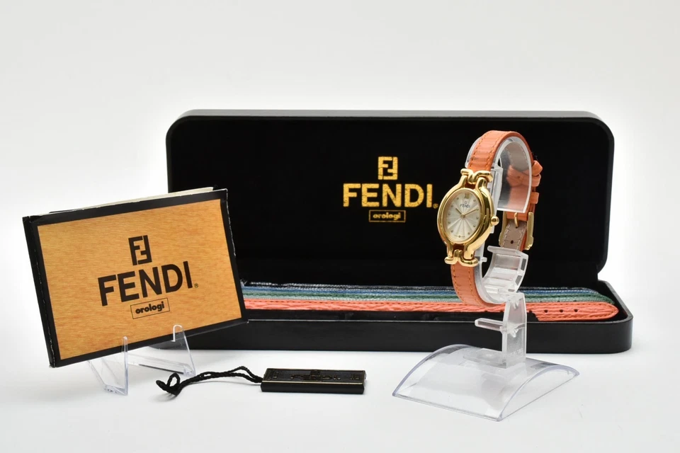 Vintage [N MINT] FENDI 640L Chameleon 5 Colors Change Belt Qz Ladies Watch JAPAN - Image 3 of 4