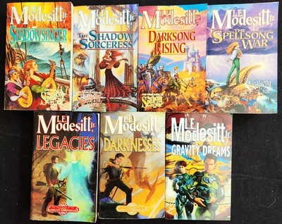 L.E. Modesitt~Lot 7 PB~4 Spellsong Cycle~2 Corean Chronicles~Gravity Dream~LN/VG