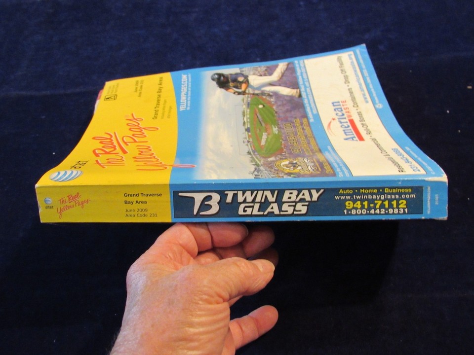 2009 Grand Traverse Bay Michigan At&T Yellow Pages Phone Book Telephone ...
