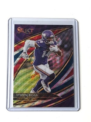 Panini Select 2019 Stefon Diggs Vikings Tri-Color Prizm Field Level NFL /99