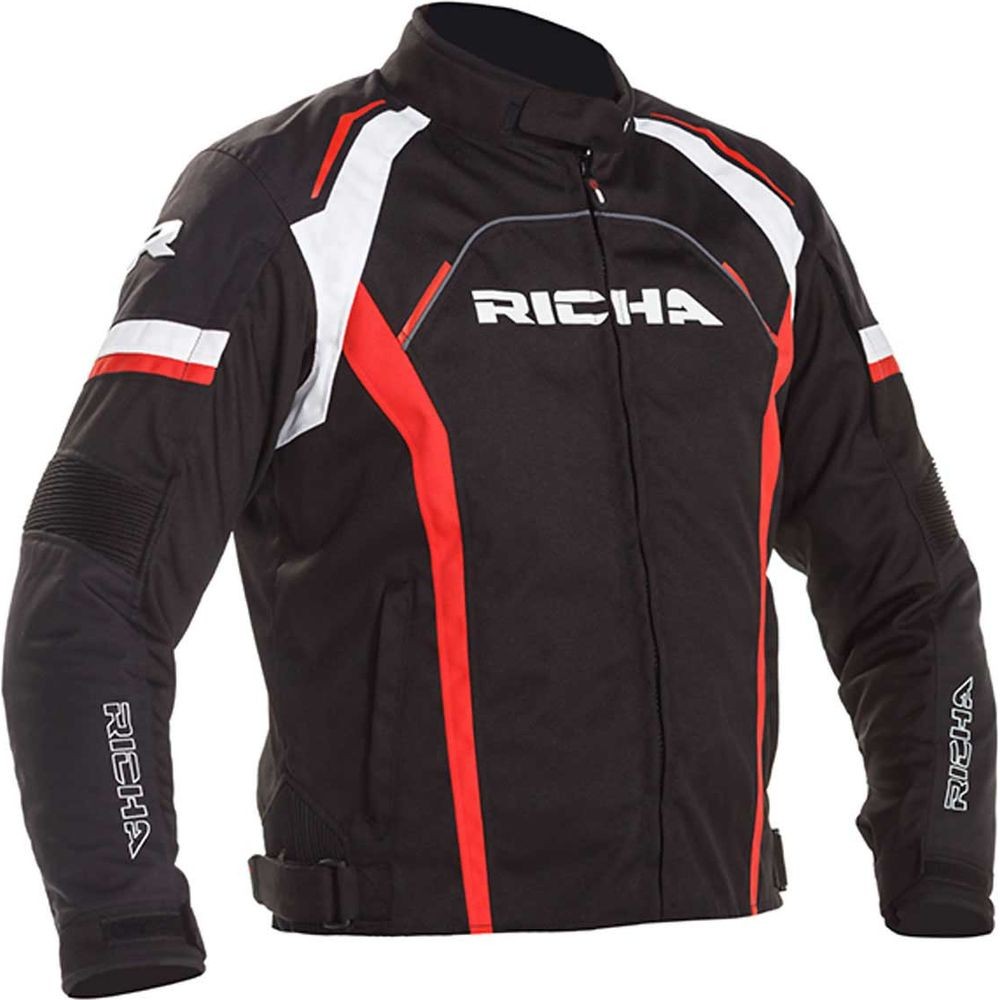 Richa Falcon 2 Motorcycle Motorbike Textile Jacket Black / Red