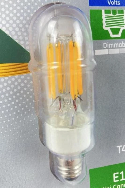 GE Specialty LED 50W EQ T4 Soft White Dimmable E11 Light Bulb - Great Condition - Image 3 of 4